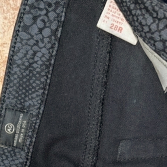 AG Adriano Goldschmied Snakeskin Print Super Skinny Leggings 28R - Picture 6 of 6